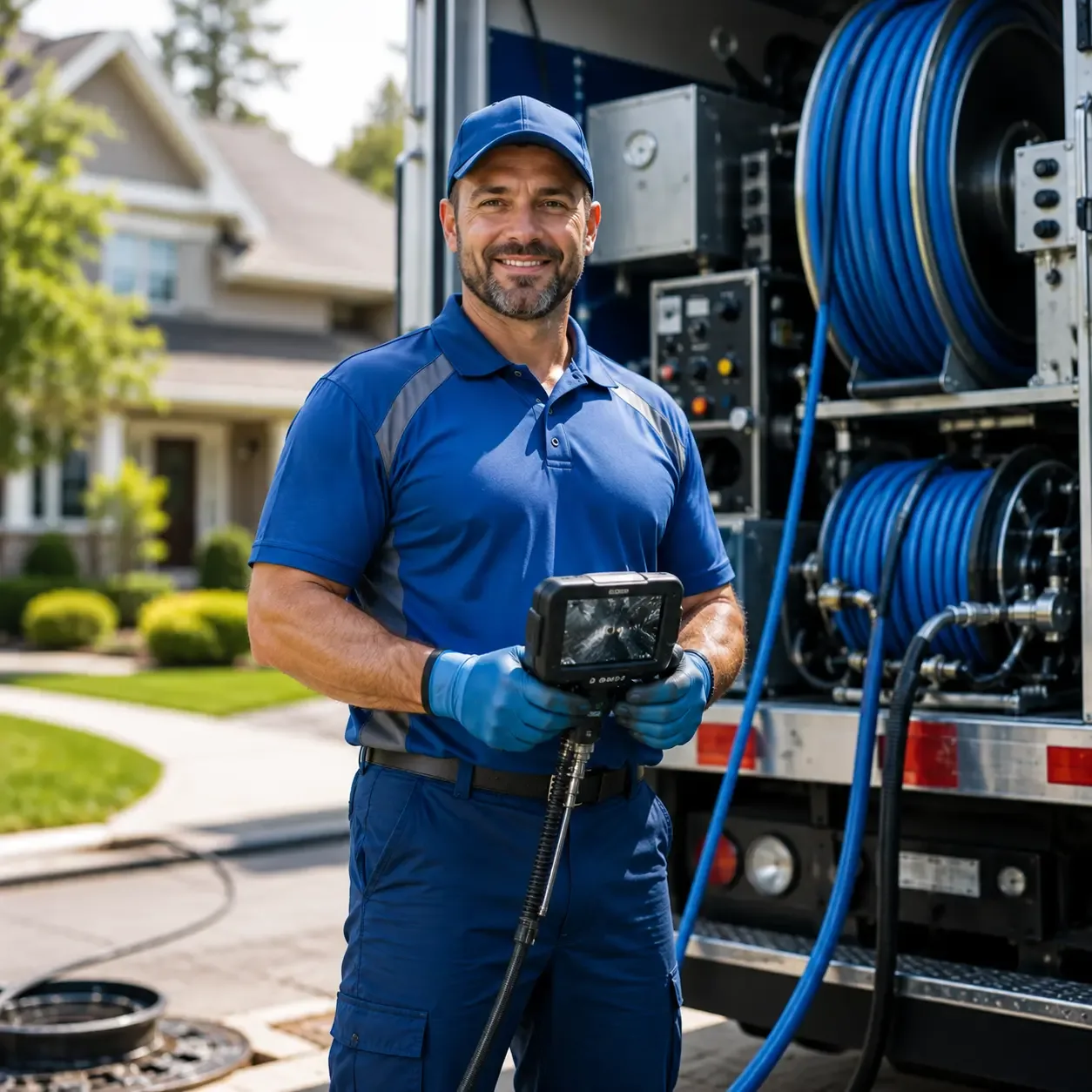 Local outdoor drain cleaning specialists in Lowell, WI